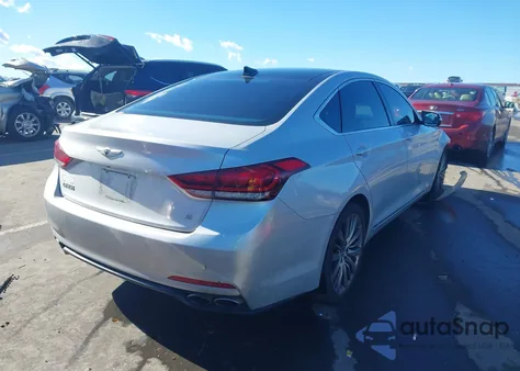2015 Hyundai Genesis 5.0 из США, поврежденный, VIN KMHGN4JF0FU027593